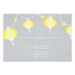 Paper Lantern Reply Card Announcement