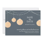 Paper Lantern Wedding Save the Date Custom Invites