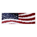 Paper Mache American Flag Business Card Template