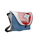 Paper Ninja Star Bag Messenger Bag
