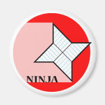 Paper Ninja Star Magnet