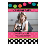 Paper Party Lights Photo Graduation Invitation
