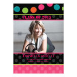 Paper Party Lights Photo Graduation Invitation