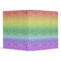 Paper Rainbow 1" Binder