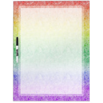 Paper Rainbow Large Dry Erase Board