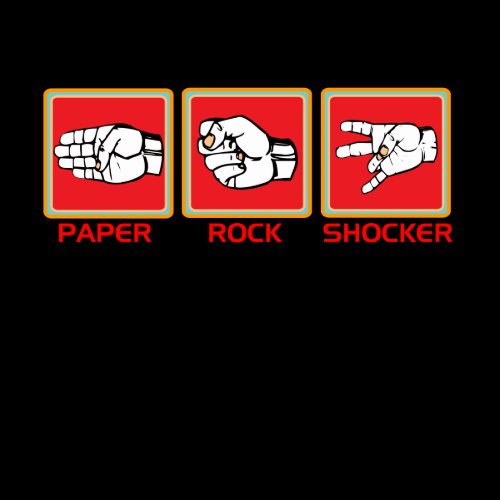 Paper Rock Shocker Tee Shirts