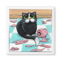 Paper Shredder - Cat Magnet by LisaMarieArt Paper Shredder - Cat Magnet