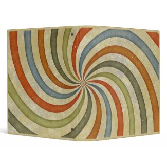 Paper Swirl Retro binder