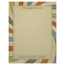 Paper Swirl Retro Customized Letterhead