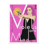 Paperback Postcard: Violets Are Mad
