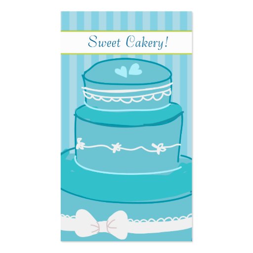 Paperfruit Fancy Cake Business Card (front side)