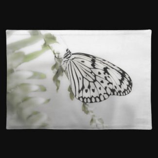 Paperwhite Butterfly Placemat