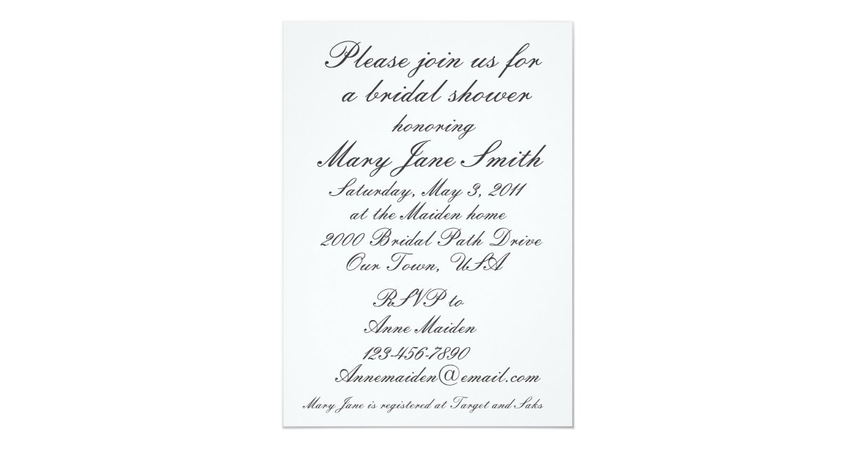 Paperwhite Narcissus Bridal Shower Invitation Zazzle