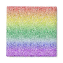 Papery Rainbow Magnets