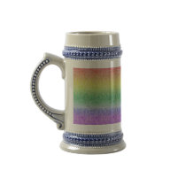 Papery Rainbow Steins Coffee Mug