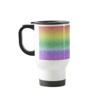 Papery Rainbow Travel Mugs