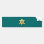 Papier Stern paper star Bumper Stickers