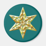 Papier Stern paper star Fridge Magnet
