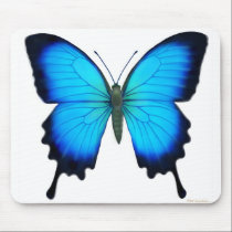 Papilio Ulysses Butterfly Mousepad