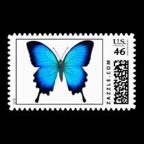 Papilio Ulysses Butterfly Postage postage