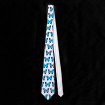 Papilio Ulysses Butterfly Tie