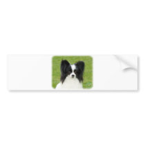 Papillon 9T056D-088 bumper stickers by TraffordPhotos Papillon 9T056D-088 bumper stickers