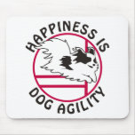 Papillon Agility Happiness Mouse Pad