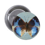 Papillon bleu pins