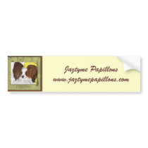 Papillon bumper sticker bumper stickers by jaztyme Papillon bumper sticker bumper stickers