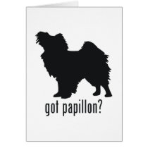 Papillon Greeting Card