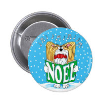 Papillon Christmas Caroler RW buttons