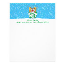 Papillon Christmas Caroler RW letterhead