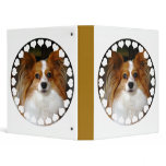 Papillon Dog Binder binders