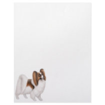 Papillon Dog Letterhead