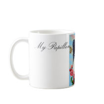 Papillon Dog Mug by Dogartist Papillon Dog Mug