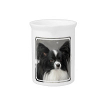 Papillon Dog Pitcher