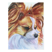 Papillon Dog Postcards