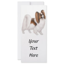 Papillon Dog Rack Card