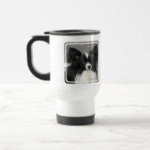 Papillon Dog Travel Mug