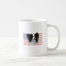Papillon Flag Coffee Mugs