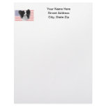 Papillon Flag Customized Letterhead