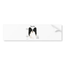 Papillon History Design bumper stickers