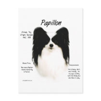 Papillon History Design postcards