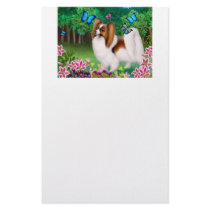 Papillon in Garden Stationery