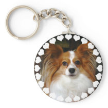 Papillon Keychain