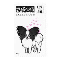 Papillon Love Postage Stamps