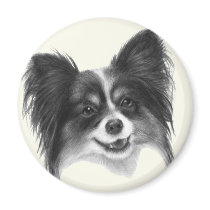 Papillon Refrigerator Magnets