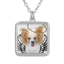Papillon Momma's Lit Angel. Pendant