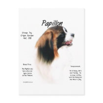 Papillon (Phalene) History Design postcards
