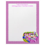 Papillon Pink Comfort Customized Letterhead